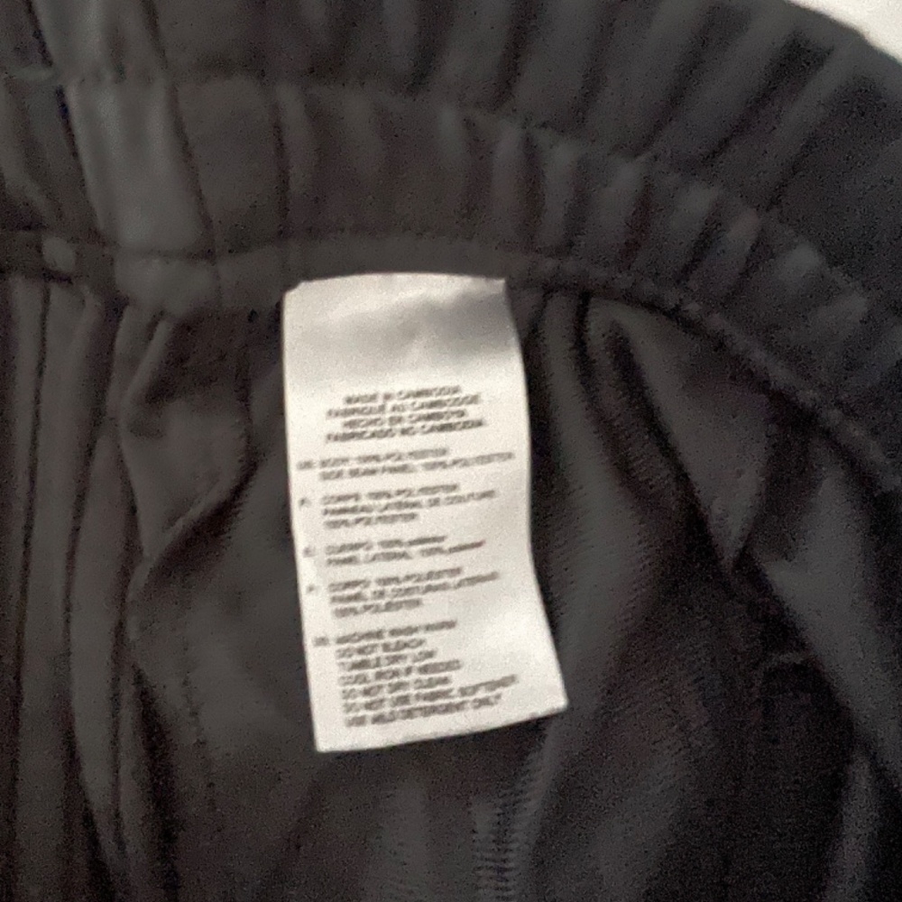 Adidas Joggers Gray Black Stripes YXS Athletic Athleisure - Picture 5 of 7